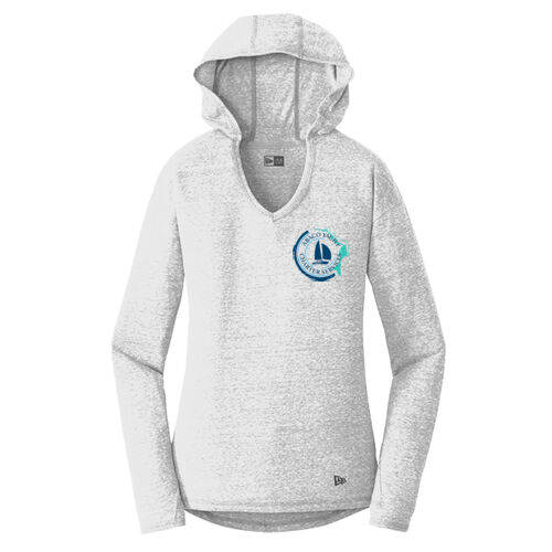 New Era® Ladies Tri-Blend Performance Pullover Hoodie Tee Thumbnail